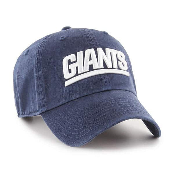 New York Giants 47 Brand Navy Legacy Clean Up Adjustable Hat - 757 Sports Collectibles