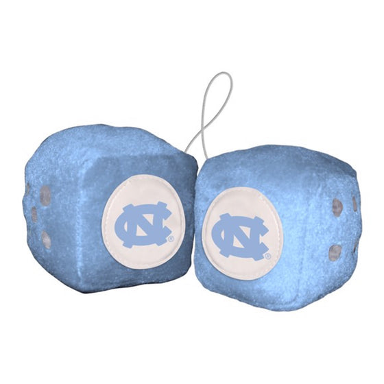 North Carolina Tar Heels Fuzzy Dice