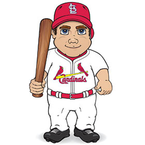 St. Louis Cardinals Dancing Musical Baseball Player CO