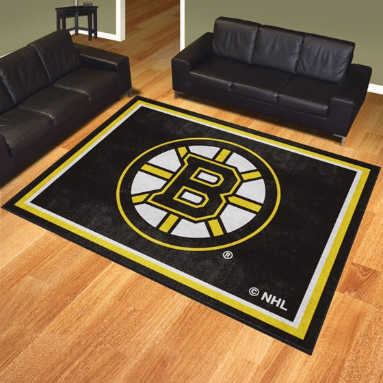 Boston Bruins 8'x10' Plush Rug