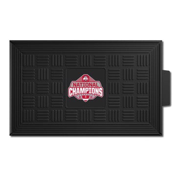 2024-25 College Football Champions - Ohio State Buckeyes Heavy Duty Vinyl Medallion Door Mat -