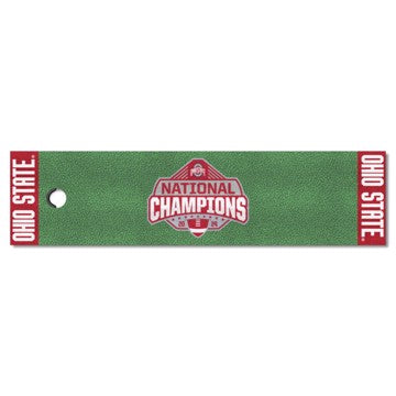 2024-25 College Football Champions - Ohio State Buckeyes Putting Green Mat - 1.5ft. x 6ft.