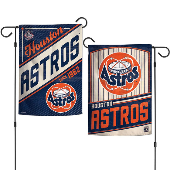 Houston Astros Flag 12x18 Garden Style 2 Sided Cooperstown