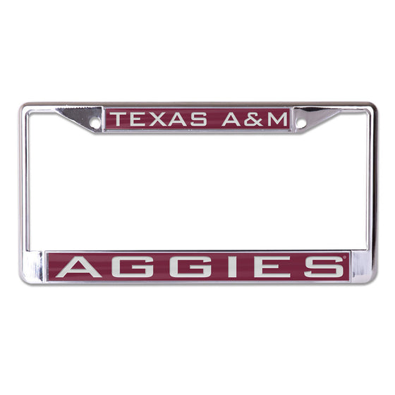 Texas A&M Aggies License Plate Frame - Inlaid - Special Order