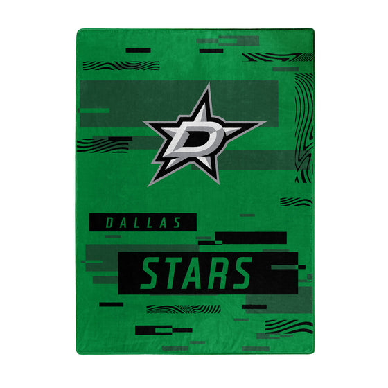 Dallas Stars Blanket 60x80 Raschel Digitize Design