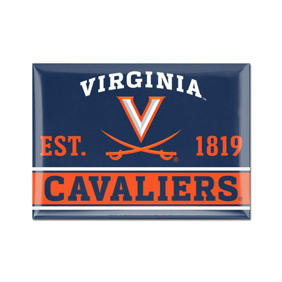 Virginia Cavaliers Metal Magnet 2.5" x 3.5"