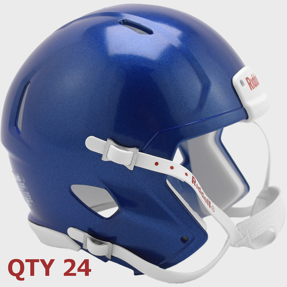 Bulk Mini Speed Football Helmet SHELL Memphis Blue Qty 24