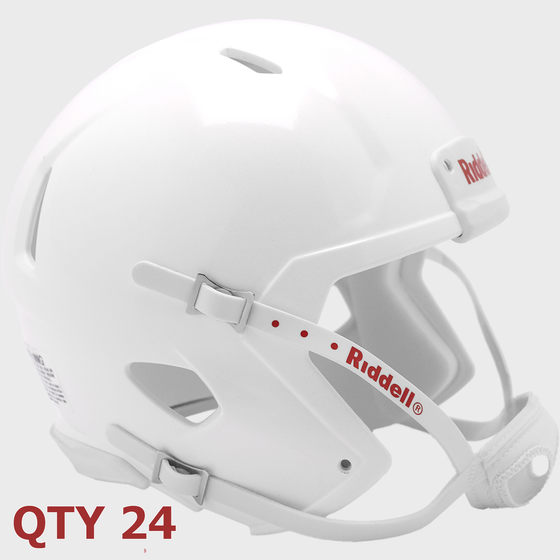 Bulk Mini Speed Football Helmet SHELL White Qty 24 SALE