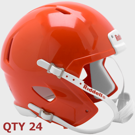 Bulk Mini Speed Football Helmet SHELL Orange Qty 24