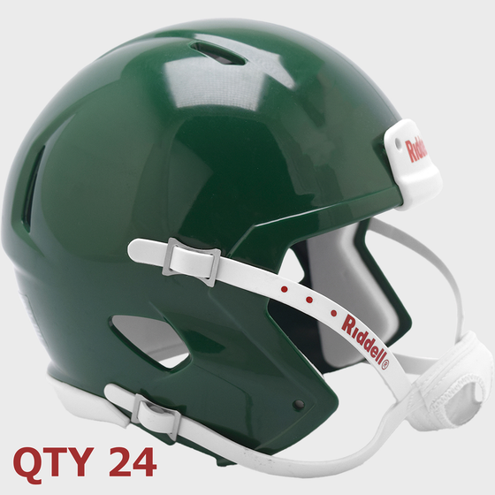 Bulk Mini Speed Football Helmet SHELL Kelly Green Qty 24