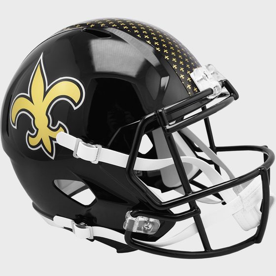 New Orleans Saints Speed Replica Football Helmet 2022 Alternate On-Field