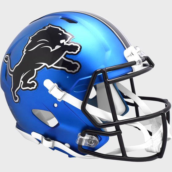 Detroit Lions Speed Football Helmet 2024 NEW