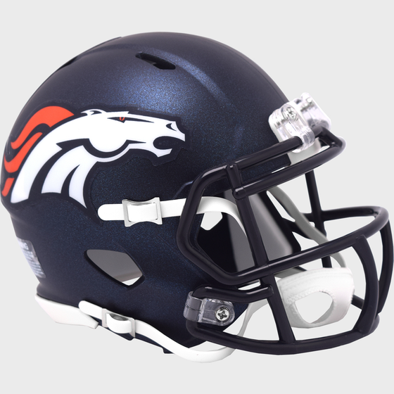 Denver Broncos NFL Mini Speed Football Helmet 2024 NEW Primary