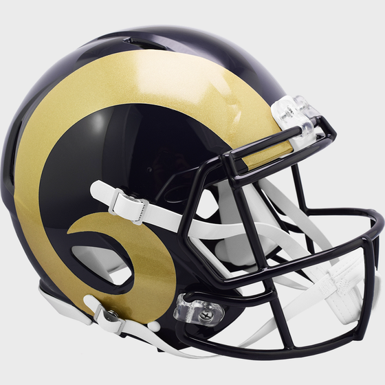 St. Louis Rams 2000 to 2016 Speed Throwback Football Helmet