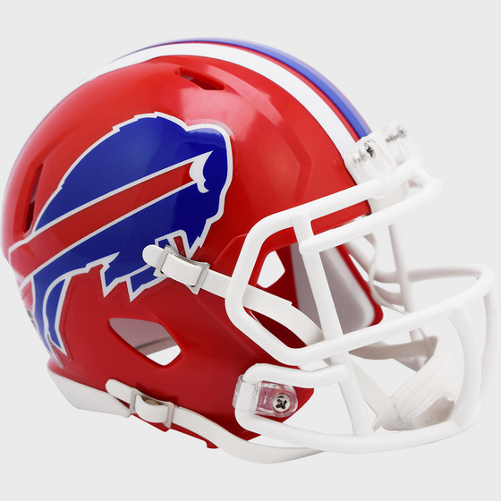 Buffalo Bills 1987 to 2001 Riddell Mini Speed Throwback Helmet