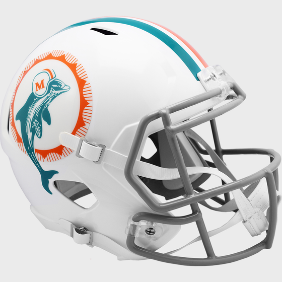 Miami Dolphins 1972 Speed Replica Throwback Helmet