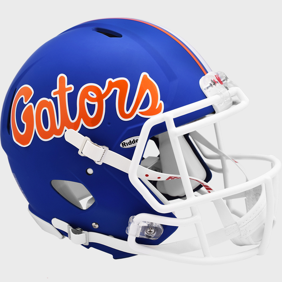 Florida Gators Speed Football Helmet Matte Blue