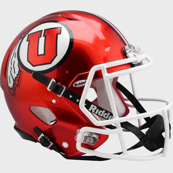 Utah Utes Speed Football Helmet Radiant Red