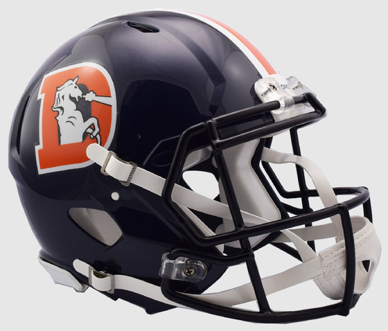 Denver Broncos Speed Football Helmet Color Rush