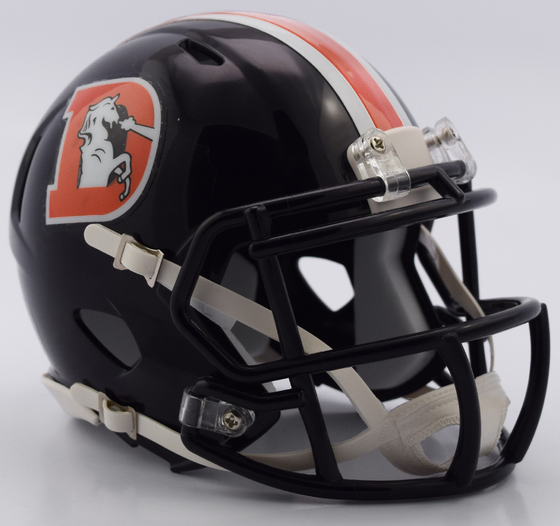 Denver Broncos NFL Mini Speed Football Helmet Color Rush