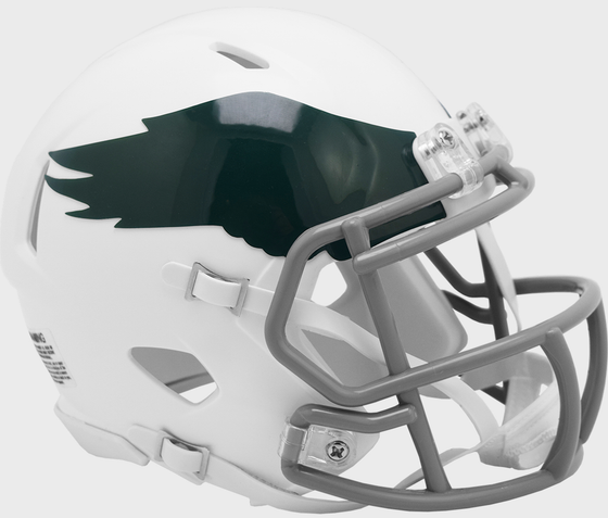 Philadelphia Eagles 1969 to 1973 Riddell Mini Speed Throwback Helmet