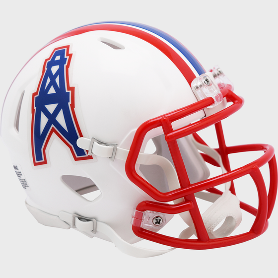 Houston Oilers 1981 to 1998 Riddell Mini Speed Throwback Helmet