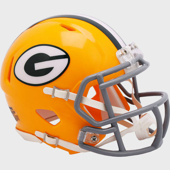 Green Bay Packers 1961 to 1979 Riddell Mini Speed Throwback Helmet