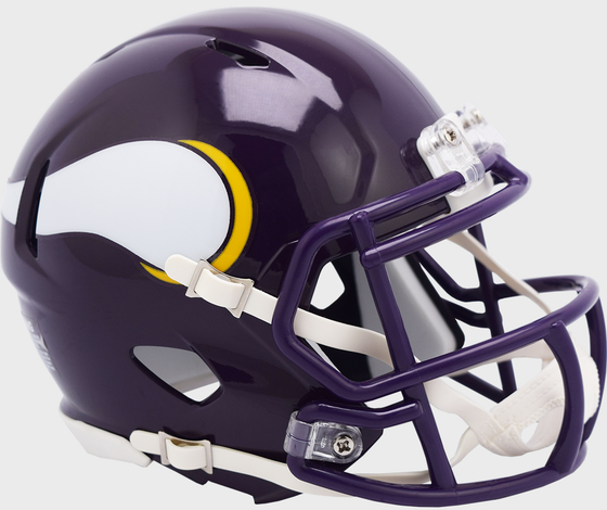 Minnesota Vikings 1983 to 2001 Riddell Mini Speed Throwback Helmet