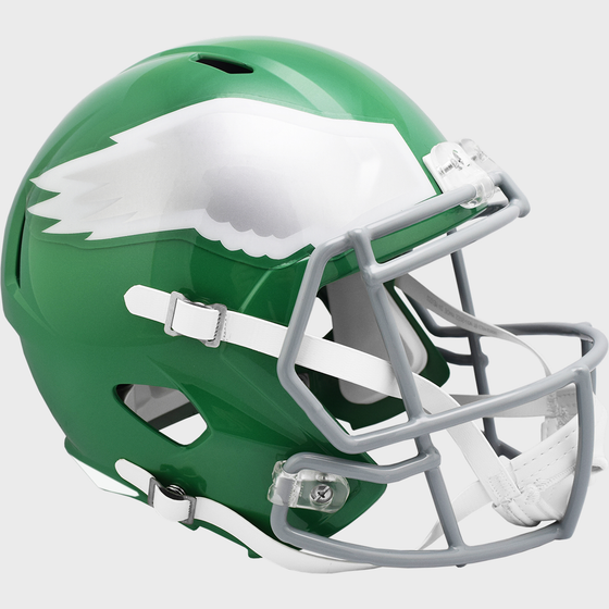 Philadelphia Eagles Speed Replica Football Helmet 2023 Kelly Green