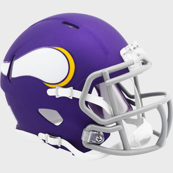 Minnesota Vikings NFL Mini Speed Football Helmet Tribute