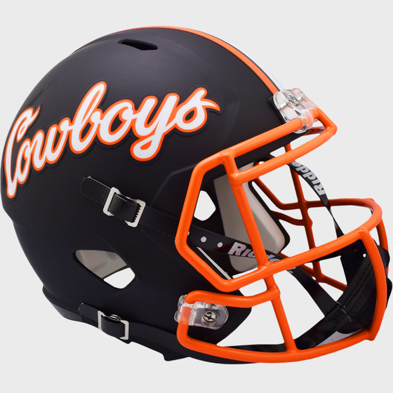 Oklahoma State Cowboys Speed Replica Football Helmet Matte Black