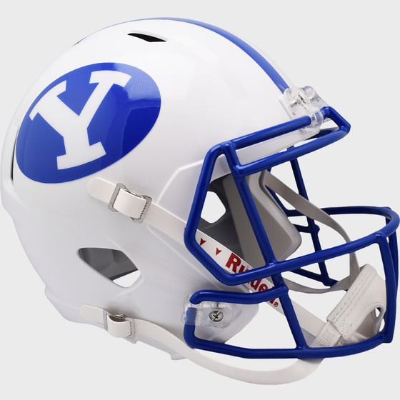 Brigham Young Cougars Speed Replica Football Helmet White