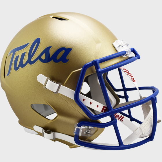 Tulsa Golden Hurricane Speed Replica Football Helmet Script