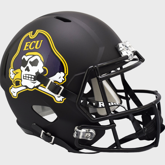 East Carolina Pirates Speed Replica Football Helmet Matte Black