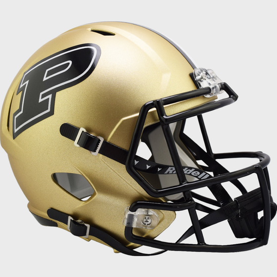 Purdue Boilermakers Speed Replica Football Helmet Gold