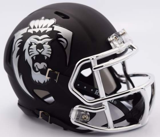 Old Dominion Monarchs NCAA Mini Speed Football Helmet Matte Black