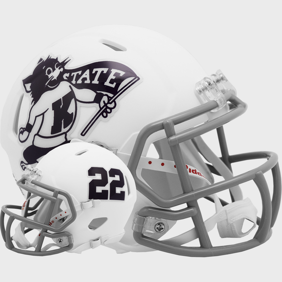 Kansas State Wildcats NCAA Mini Speed Football Helmet Willie Wildcat