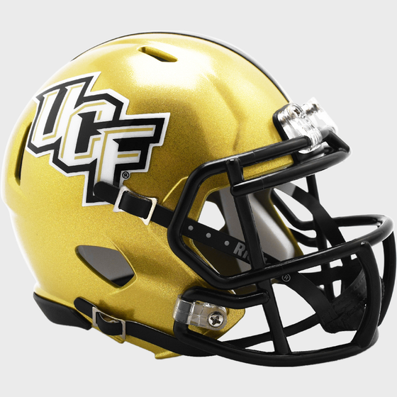 Central Florida Golden Knights NCAA Mini Speed Football Helmet UCF Gold