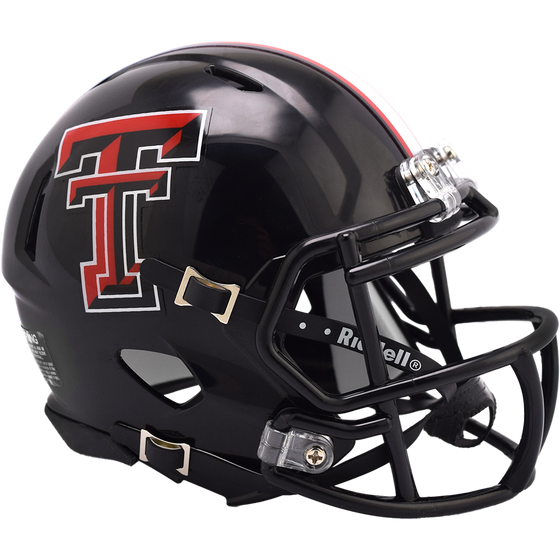 Texas Tech Red Raiders NCAA Mini Speed Football Helmet 2024 Black