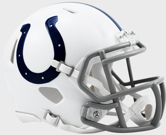 Indianapolis Colts 2004 to 2019 Riddell Mini Speed Throwback Helmet