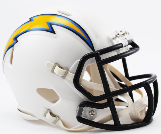 Los Angeles Chargers 2007 to 2018 Riddell Mini Speed Throwback Helmet