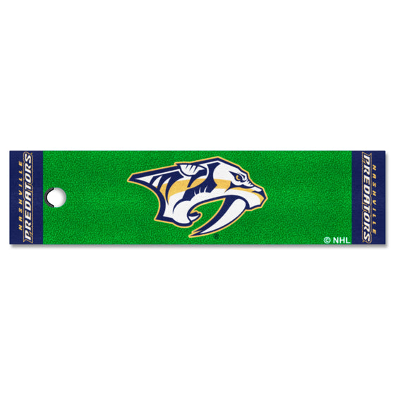 Nashville Predators Putting Green Mat - 1.5ft. x 6ft.