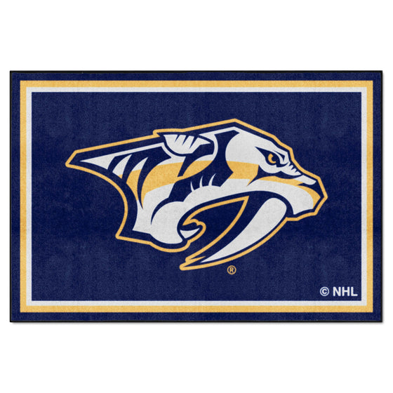 Nashville Predators 5ft. x 8 ft. Plush Area Rug