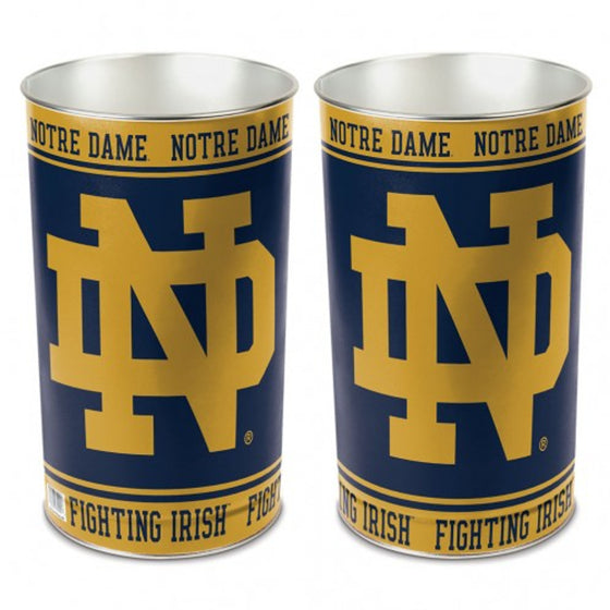 Notre Dame Fighting Irish 15" Waste Basket - "Notre Dame" (CDG)