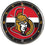 Ottawa Senators Clock - Wall - Round Chrome (CDG)