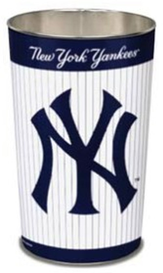 New York Yankees 15" Waste Basket - Pinstripes (CDG)