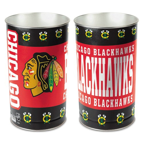 Chicago Blackhawks 15" Waste Basket (CDG)