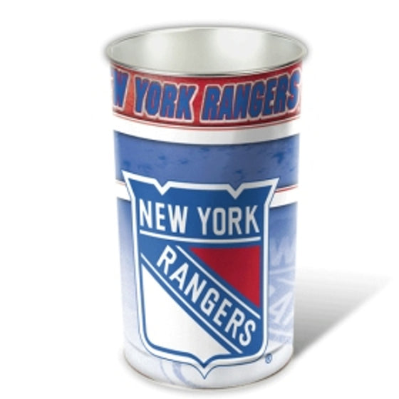 New York Rangers 15" Waste Basket (CDG)