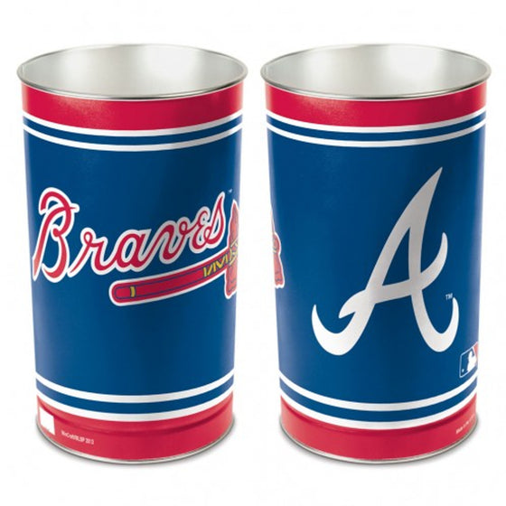 Atlanta Braves 15" Waste Basket (CDG)