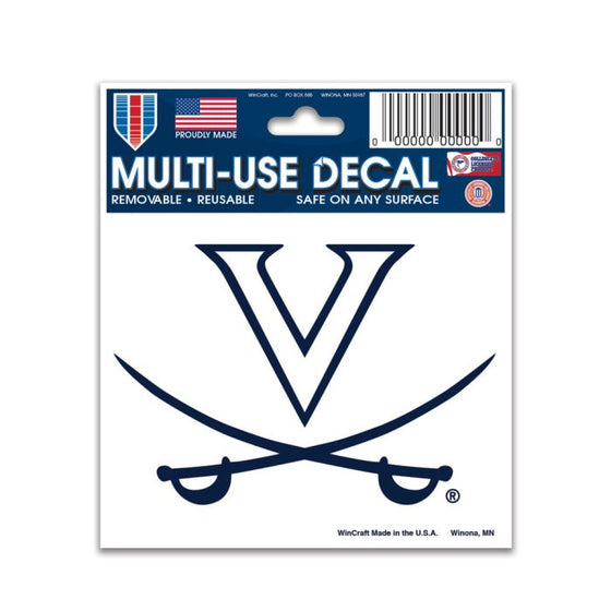 Virginia Cavaliers Multi-Use Decal 3" x 4"